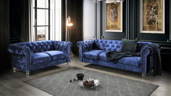 U9550 Blue Loveseat