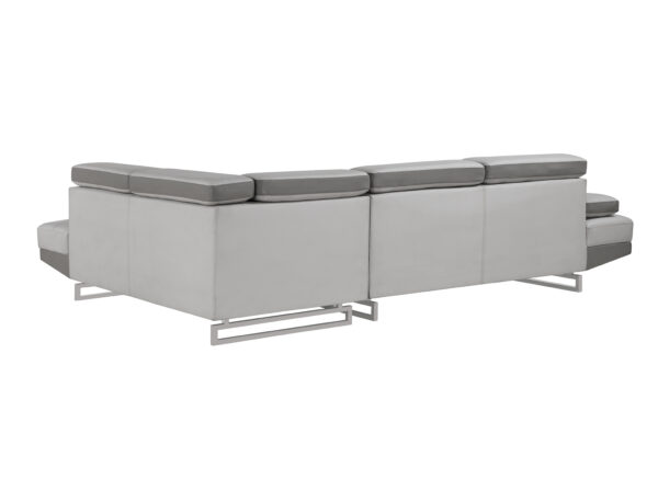 U9784 Dark Gray/Light Gray Sectional