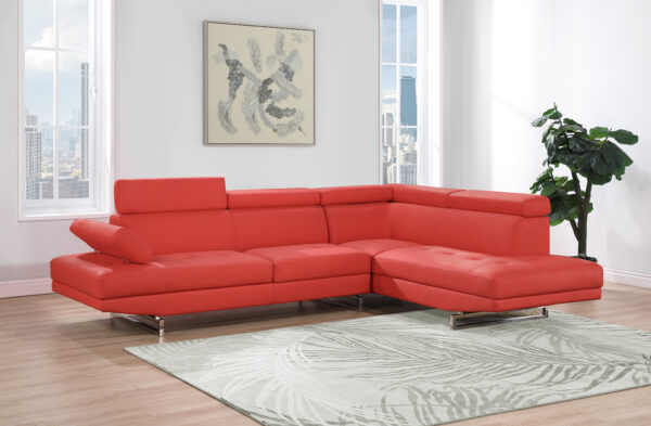 U9784 Red Sectional