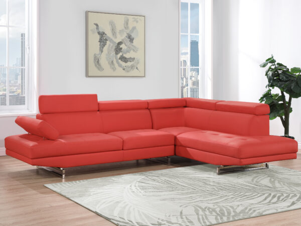 U9784 Red Sectional