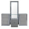 Ylime Smooth Silver Stool