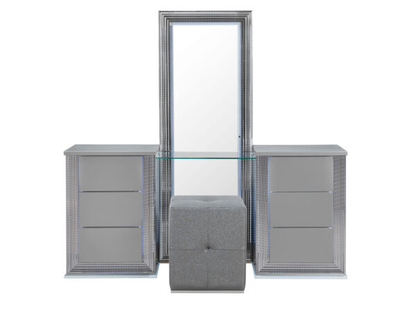 Ylime Smooth Silver Vanity