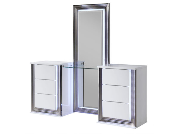 Ylime Smooth White Vanity