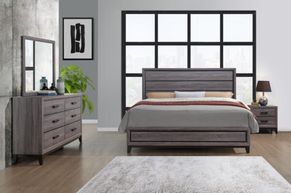 Kate Gray King 4 PC Bedroom Set