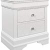Pompei White Nightstand
