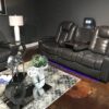 U1871 Gray Reclining Loveseat