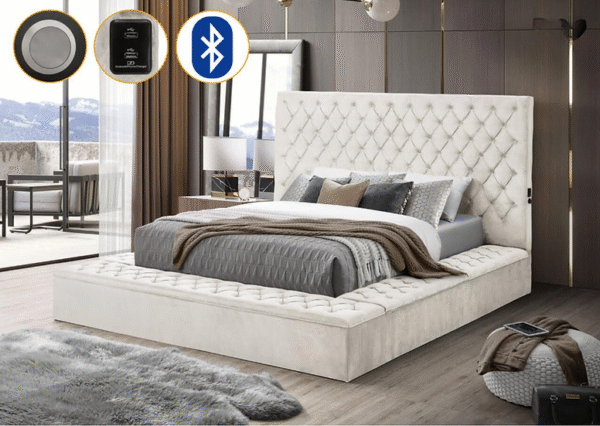 Bliss Square Bed Cream