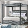 B223 - Harlem Grey GREY KING BOTTOM RAILS-FOOTBOARD