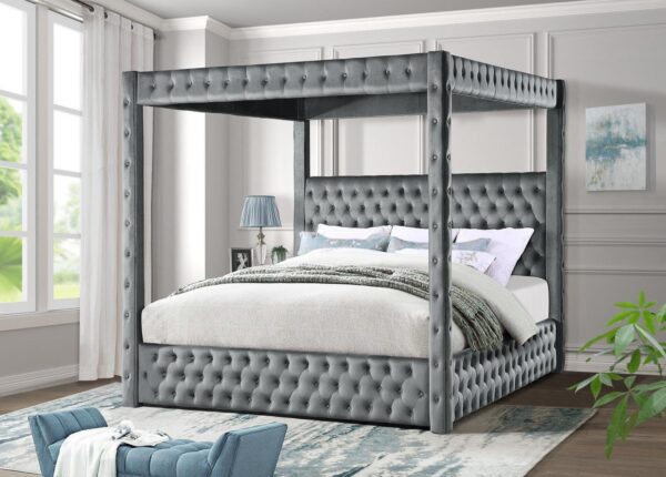 B223 - Harlem Grey GREY KING BOTTOM RAILS-FOOTBOARD