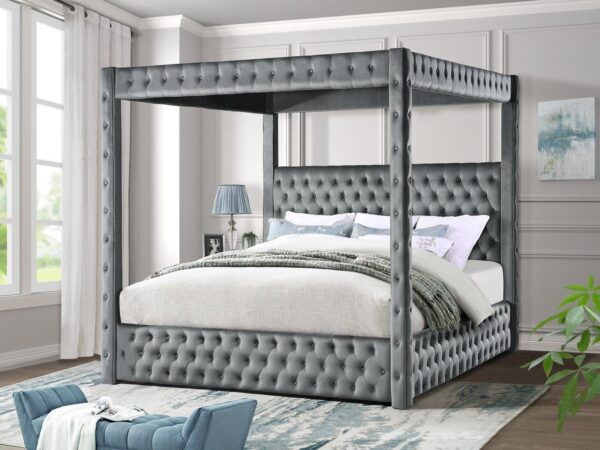 B223 - Harlem Grey GREY KING BOTTOM RAILS-FOOTBOARD