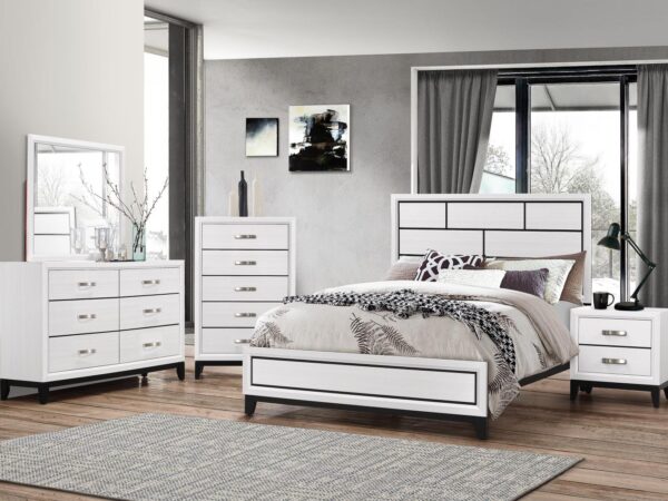 B311 - Eva White Full Bed