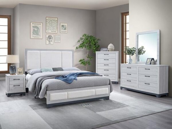 B312 - Jouri Light Grey Full Bed