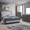 B313 - Jouri Dark Grey Full Bed