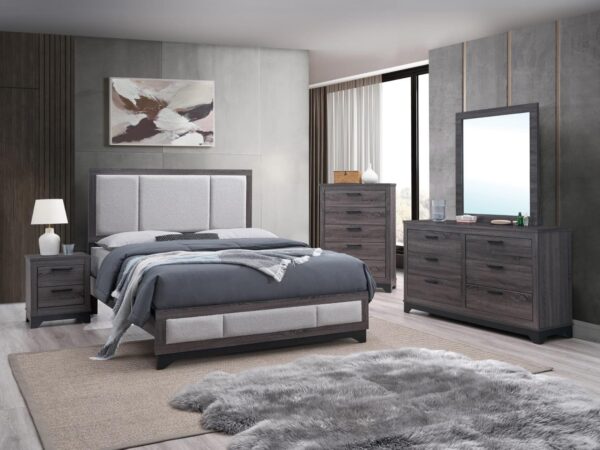 B313 - Jouri Dark Grey Full Bed