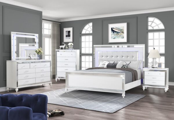 B516 - Emma White QUEEN/KING SIDE RAILS