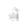 B516 - Emma White QUEEN/KING SIDE RAILS