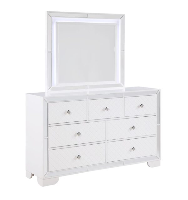 B518 - Demi White QUEEN / KING SIDE RAILS