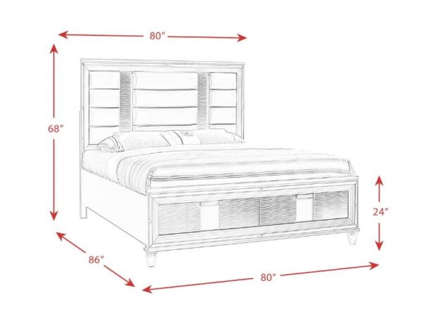 B535 - Gina KING FOOTBOARD