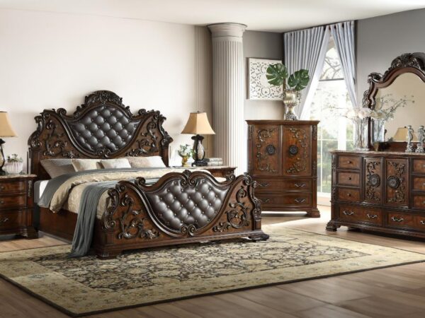 B586 - Austin Brown King Headboard