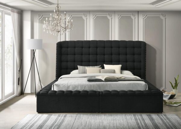 B800 - Versaley Black King Rail and Slats Right Black