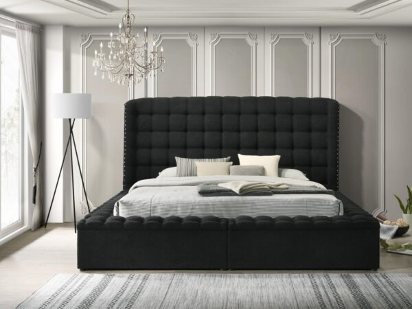 B800 - Versaley Black Queen Headboard Black