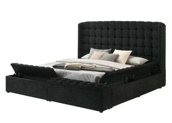 B800 - Versaley Black King Rail and Slats Right Black