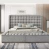 B801 - Versaley Grey King Rail and Slats Left Grey
