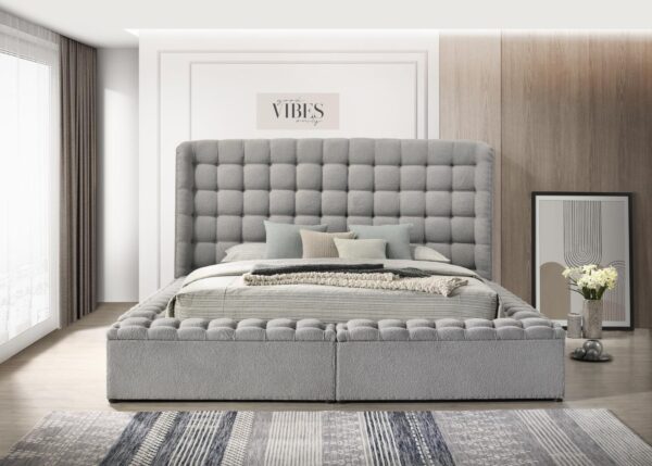 B801 - Versaley Grey King Rail and Slats Left Grey