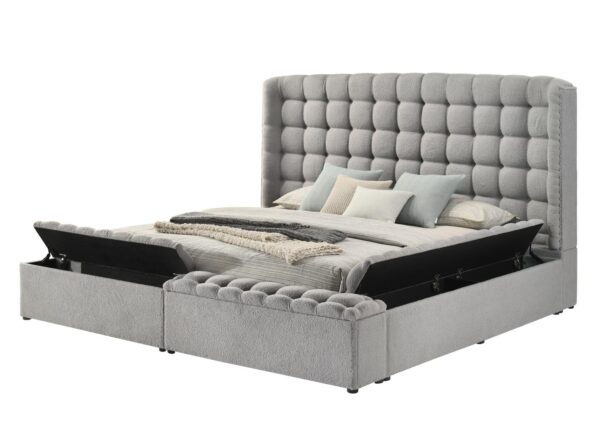 B801 - Versaley Grey King Rail and Slats Left Grey
