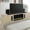 B843 - Rosalie Beige QUEEN HEADBOARD W/LED (Beige)