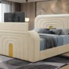 B848 - Evalyn Beige QUEEN HEADBOARD W/LED (Beige)