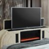 B848 - Evalyn Beige QUEEN HEADBOARD W/LED (Beige)