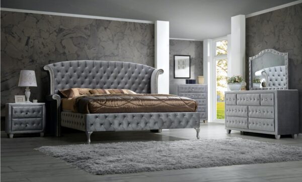 BR3600 -  Dana Grey (3/3) King Footboard & Side Rails