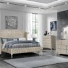BR3800 - Dana Beige (3/3) Queen Footboard & Side Rails
