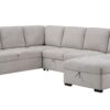 L101 - Larry Beige 3PC Beige Sectional W/ Pull Out Sleeper