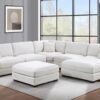 L120 - Violet Beige Armless Chair Beige
