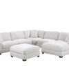 L120 - Violet Beige Armless Chair Beige