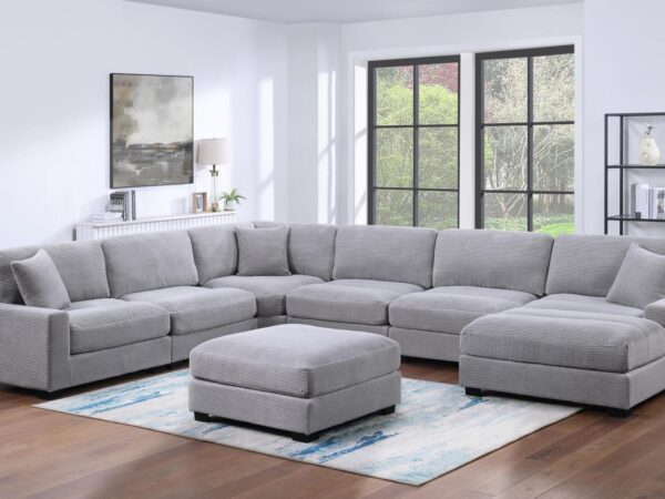 L122 - Violet Gray LAF Arm Chair Grey