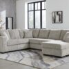 L181 - Tate Light Grey 3PC Light Grey Sectional
