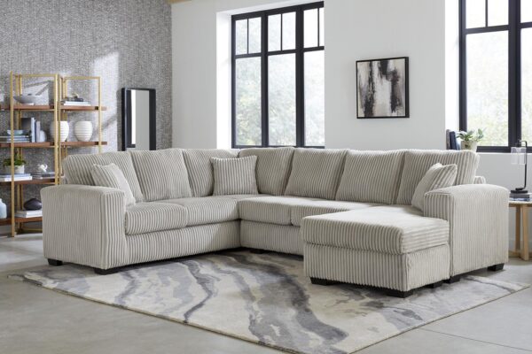 L181 - Tate Light Grey 3PC Light Grey Sectional