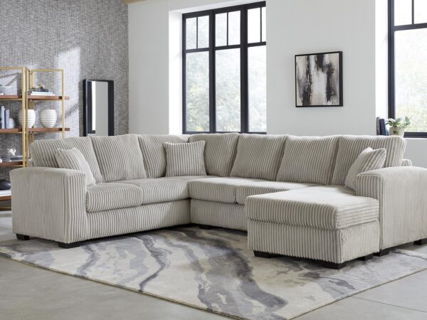 L181 - Tate Light Grey 3PC Light Grey Sectional