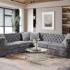 L322 - JAVA Grey 3PC Grey Sectional