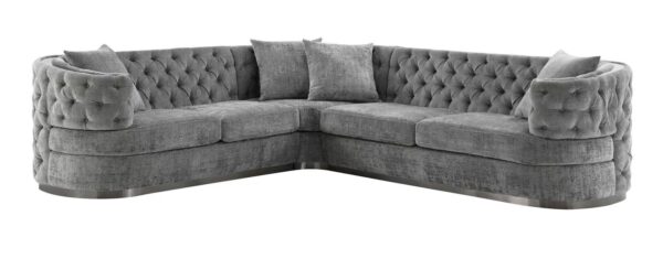 L322 - JAVA Grey 3PC Grey Sectional
