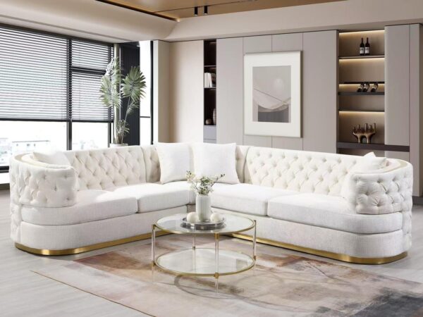 L323 - JAVA Cream 3PC Cream Sectional