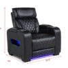 L403 - Polax Black 2PC (Power Sofa & Loveseat)