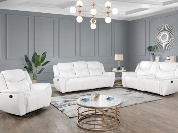 L406 - Eric ( White ) RECLINING CHAIR