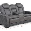 L407 - Janet Grey Power Recliner W/ PWR Headrest
