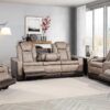 L408 - Janet Brown Power Recliner W/ PWR Headrest