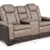 L408 - Janet Brown Power Recliner W/ PWR Headrest