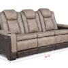 L408 - Janet Brown Power Recliner W/ PWR Headrest